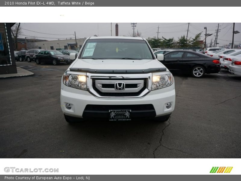 Taffeta White / Beige 2010 Honda Pilot EX-L 4WD
