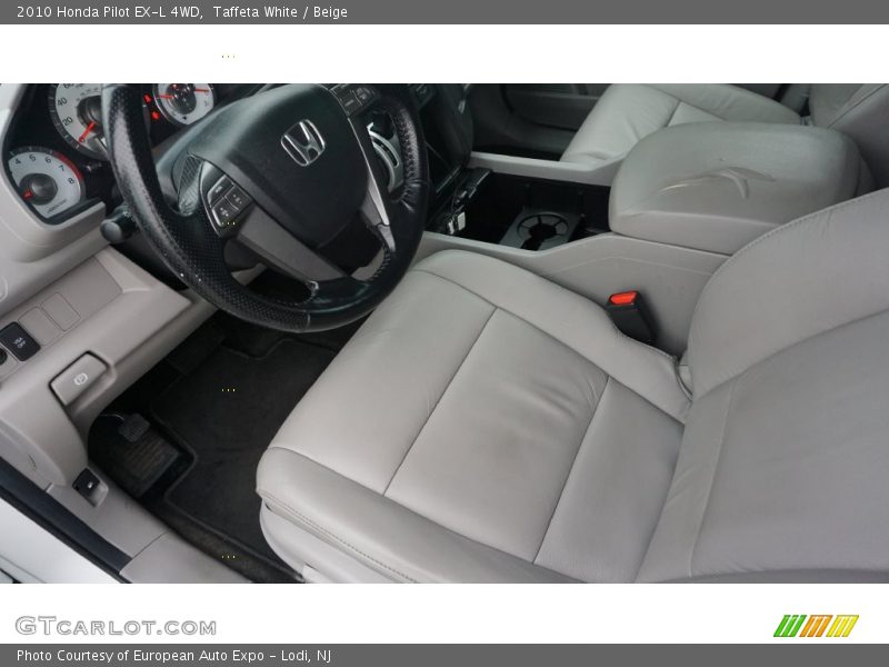 Taffeta White / Beige 2010 Honda Pilot EX-L 4WD