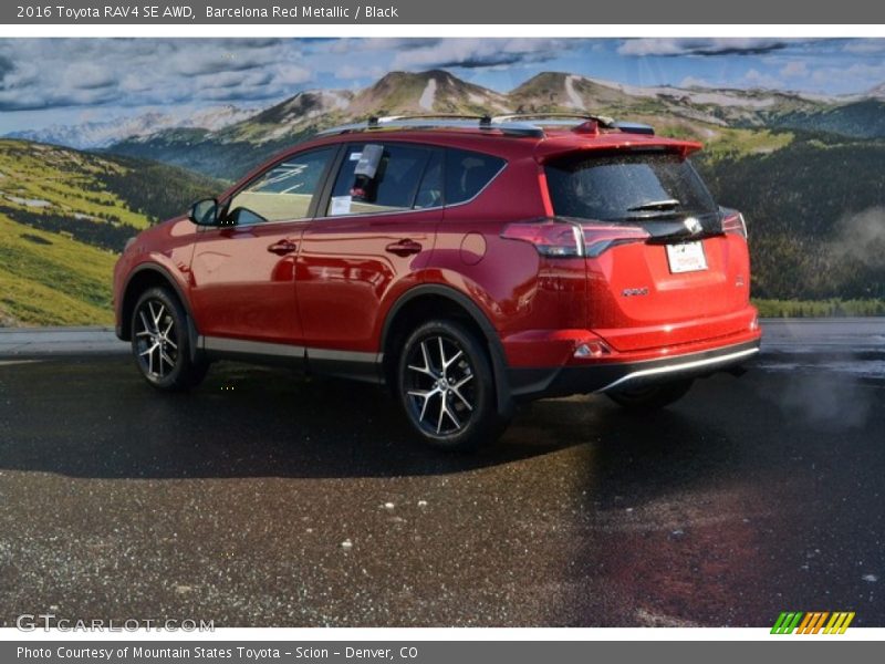 Barcelona Red Metallic / Black 2016 Toyota RAV4 SE AWD