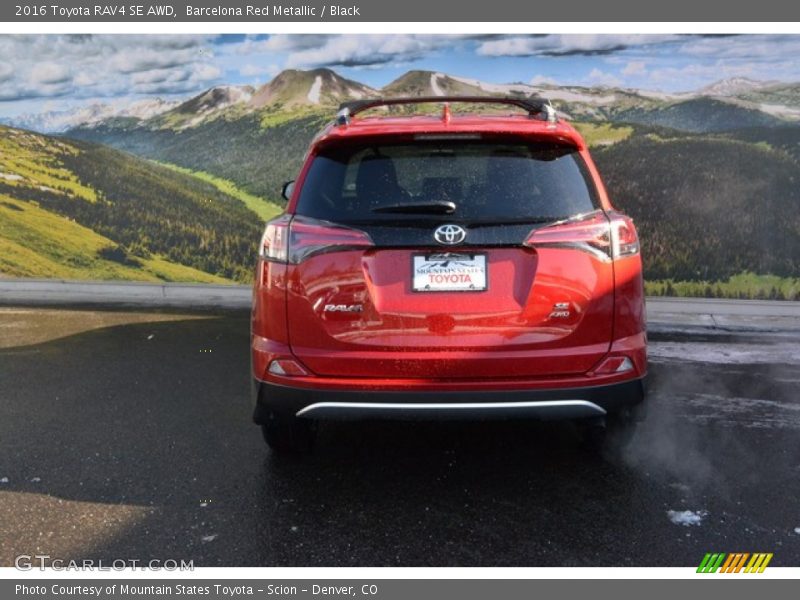 Barcelona Red Metallic / Black 2016 Toyota RAV4 SE AWD