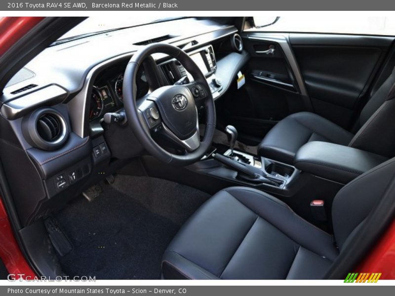 Barcelona Red Metallic / Black 2016 Toyota RAV4 SE AWD