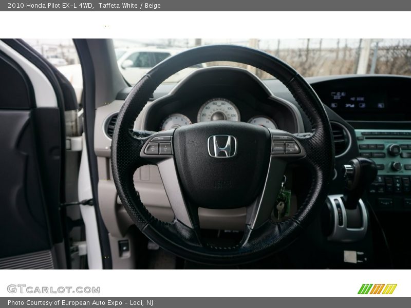 Taffeta White / Beige 2010 Honda Pilot EX-L 4WD