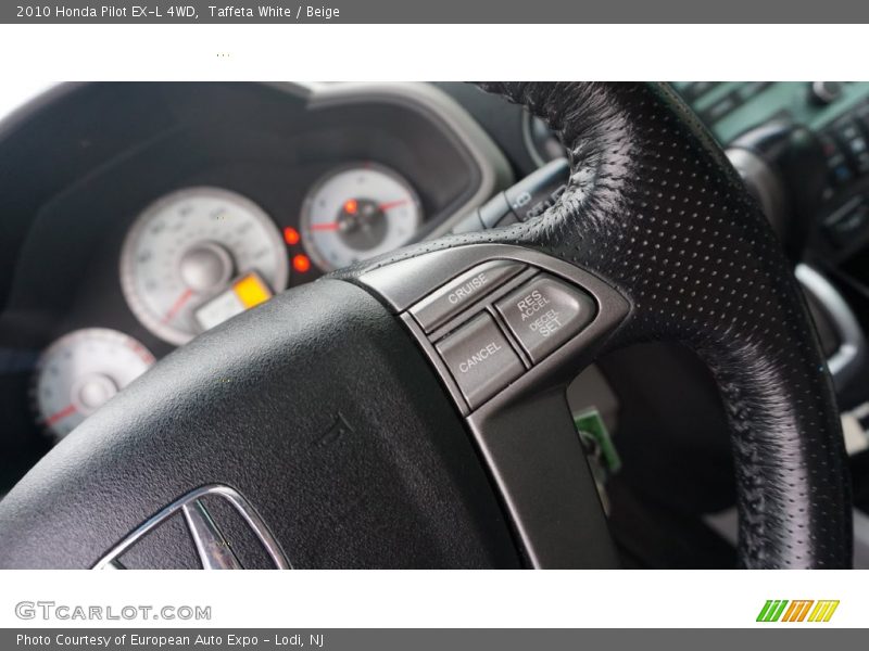 Taffeta White / Beige 2010 Honda Pilot EX-L 4WD