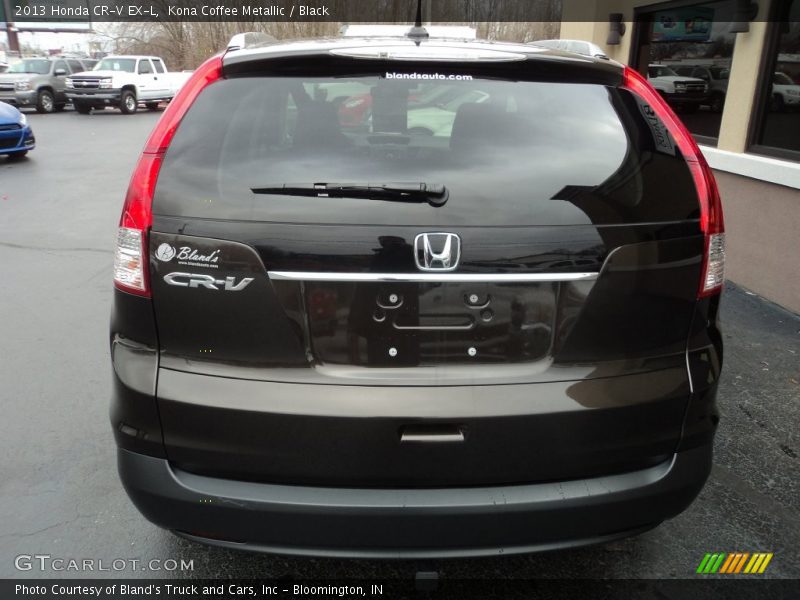 Kona Coffee Metallic / Black 2013 Honda CR-V EX-L