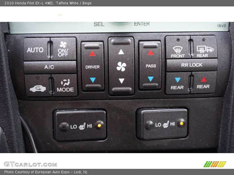 Taffeta White / Beige 2010 Honda Pilot EX-L 4WD