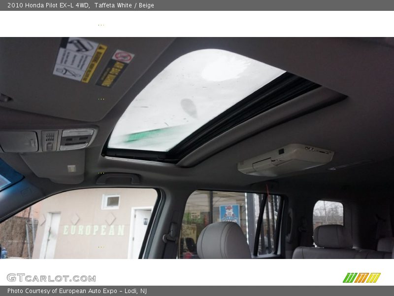 Taffeta White / Beige 2010 Honda Pilot EX-L 4WD