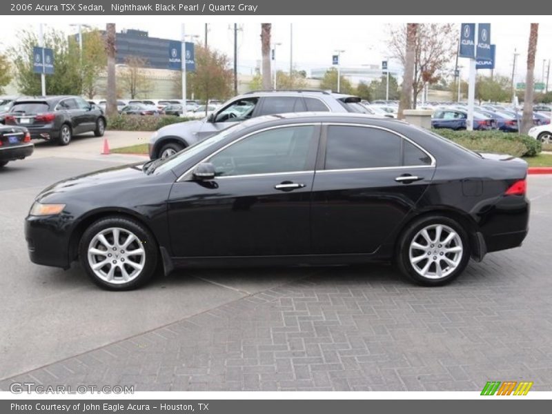 Nighthawk Black Pearl / Quartz Gray 2006 Acura TSX Sedan