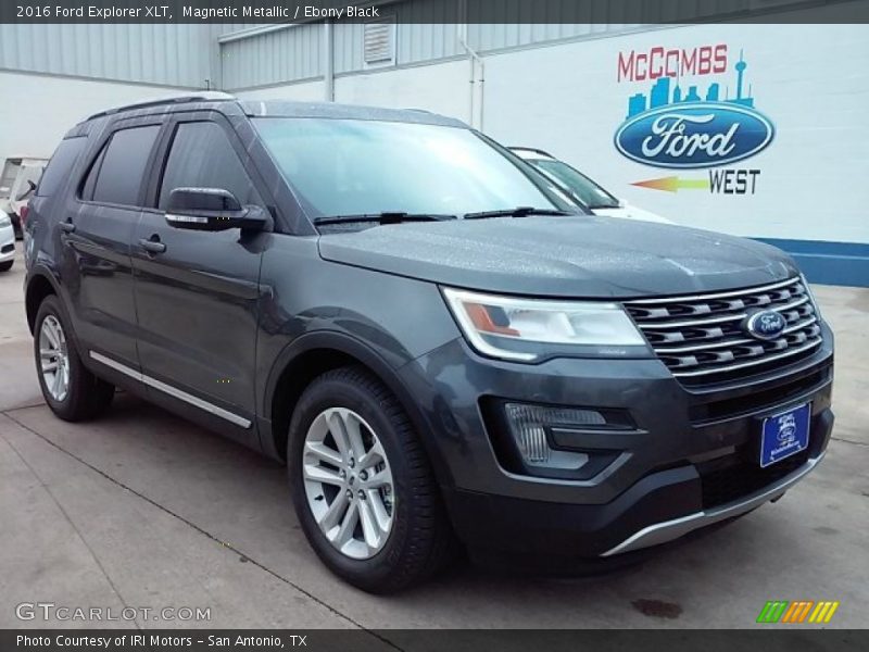 Magnetic Metallic / Ebony Black 2016 Ford Explorer XLT