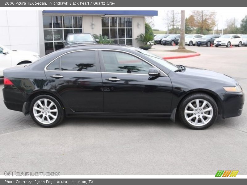 Nighthawk Black Pearl / Quartz Gray 2006 Acura TSX Sedan