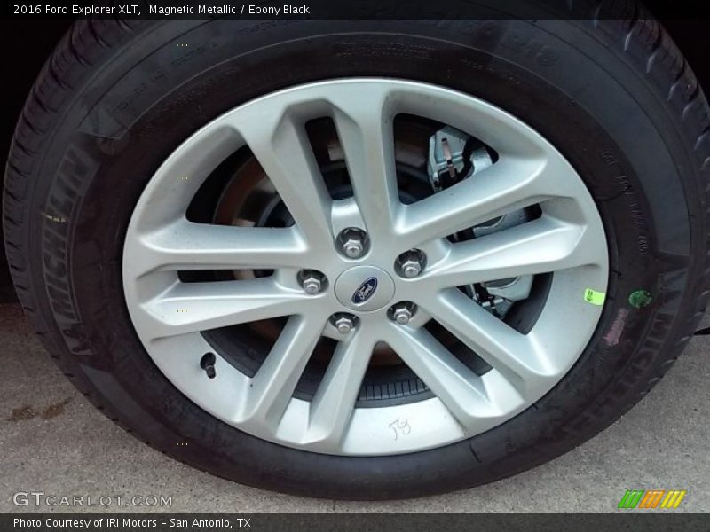 Magnetic Metallic / Ebony Black 2016 Ford Explorer XLT