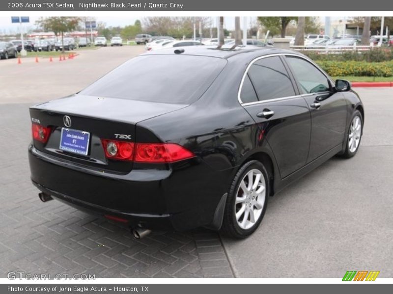 Nighthawk Black Pearl / Quartz Gray 2006 Acura TSX Sedan