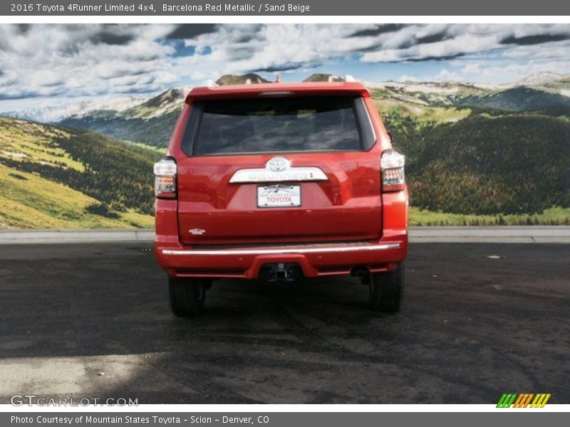 Barcelona Red Metallic / Sand Beige 2016 Toyota 4Runner Limited 4x4