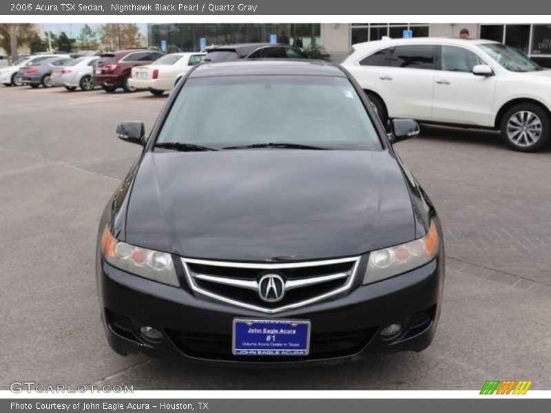 Nighthawk Black Pearl / Quartz Gray 2006 Acura TSX Sedan