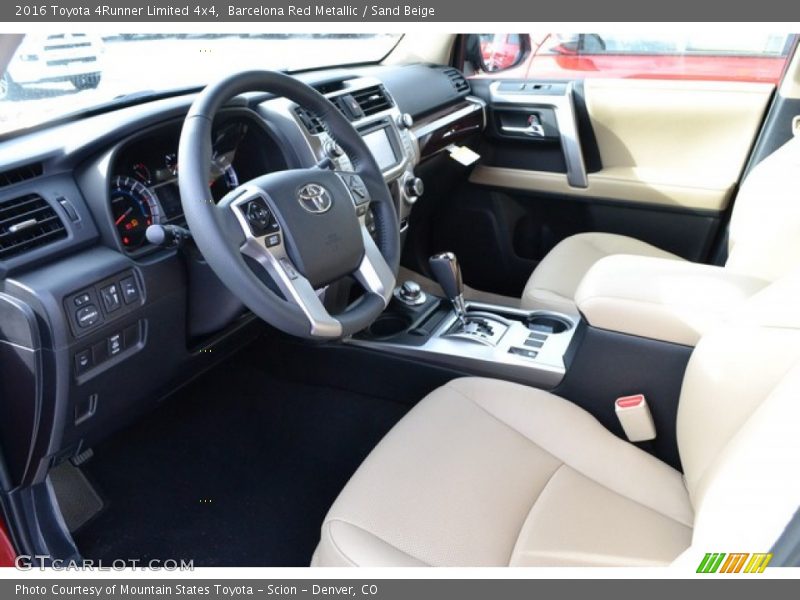 Barcelona Red Metallic / Sand Beige 2016 Toyota 4Runner Limited 4x4
