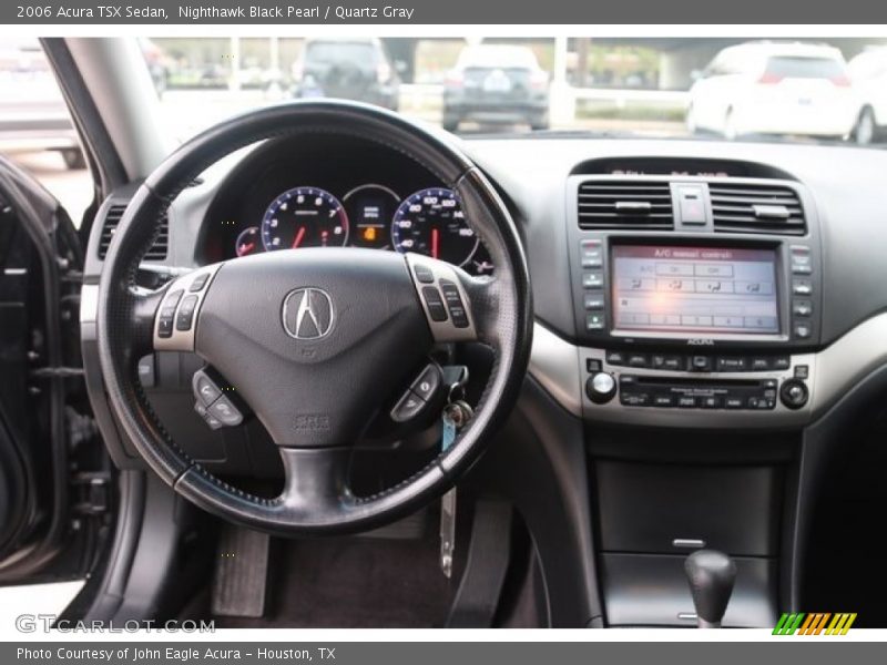 Nighthawk Black Pearl / Quartz Gray 2006 Acura TSX Sedan