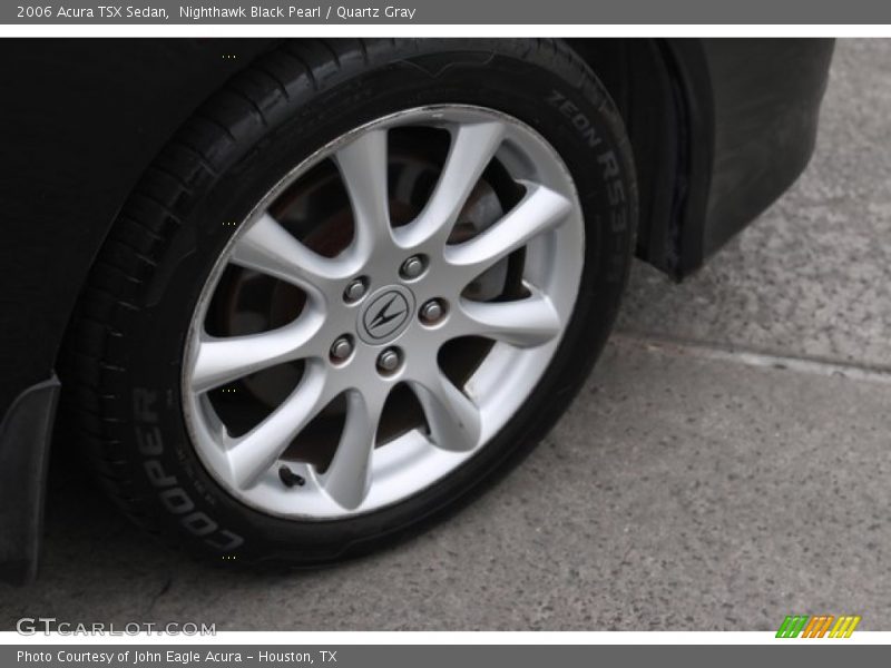 Nighthawk Black Pearl / Quartz Gray 2006 Acura TSX Sedan