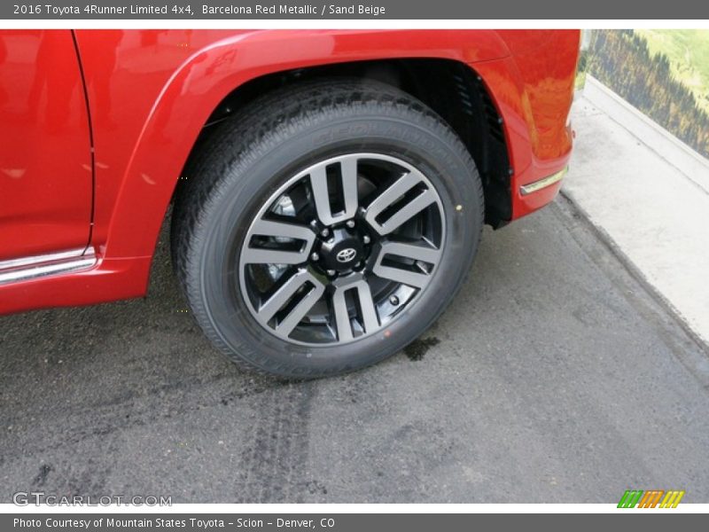 Barcelona Red Metallic / Sand Beige 2016 Toyota 4Runner Limited 4x4