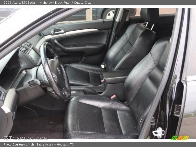 Nighthawk Black Pearl / Quartz Gray 2006 Acura TSX Sedan
