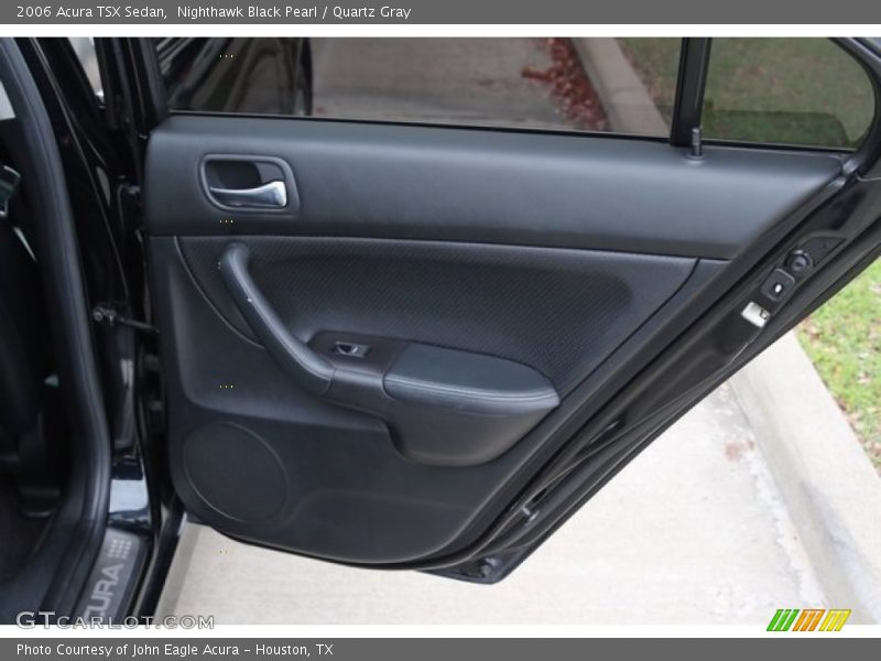 Nighthawk Black Pearl / Quartz Gray 2006 Acura TSX Sedan