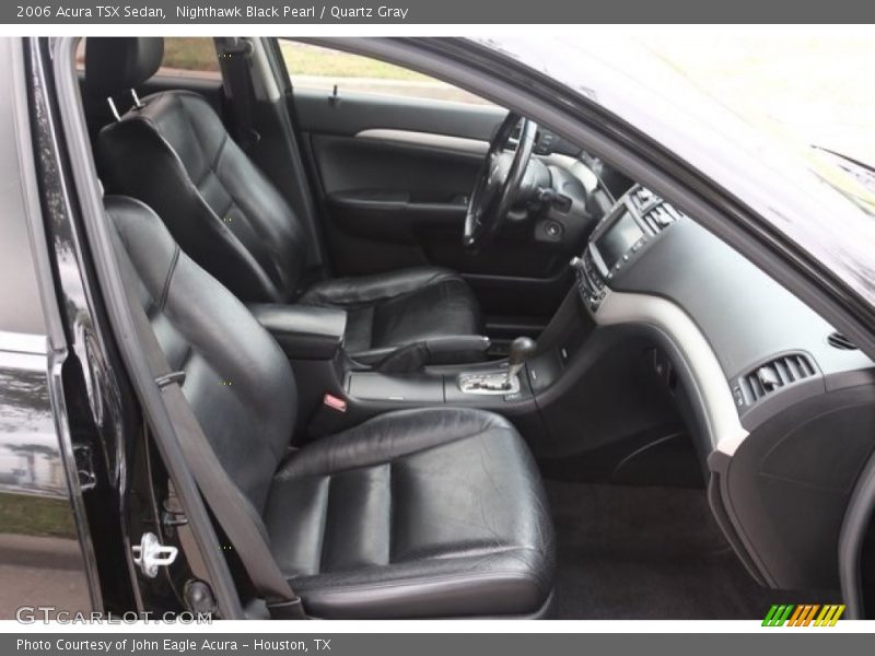 Nighthawk Black Pearl / Quartz Gray 2006 Acura TSX Sedan