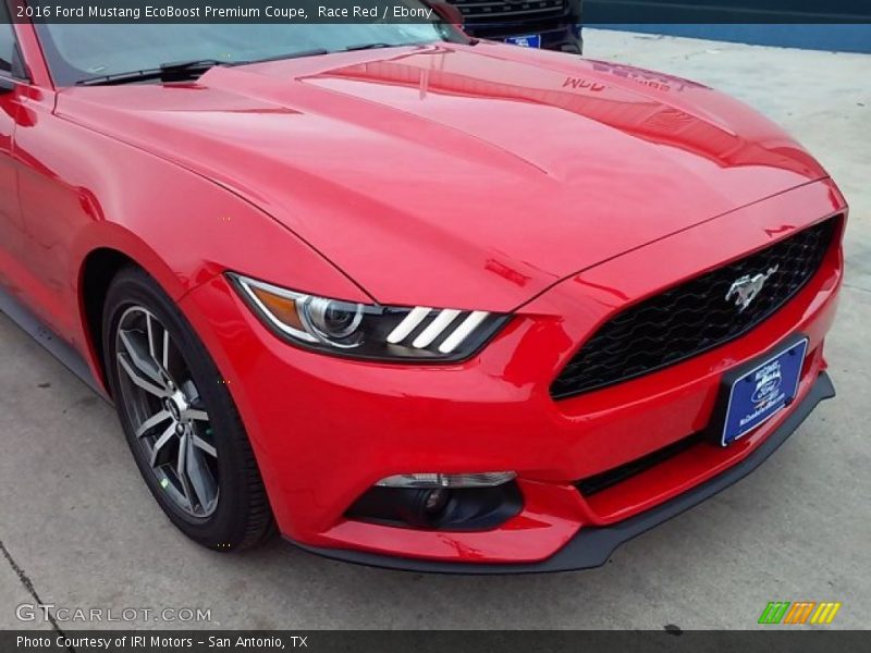 Race Red / Ebony 2016 Ford Mustang EcoBoost Premium Coupe