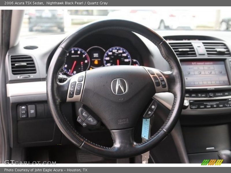 Nighthawk Black Pearl / Quartz Gray 2006 Acura TSX Sedan