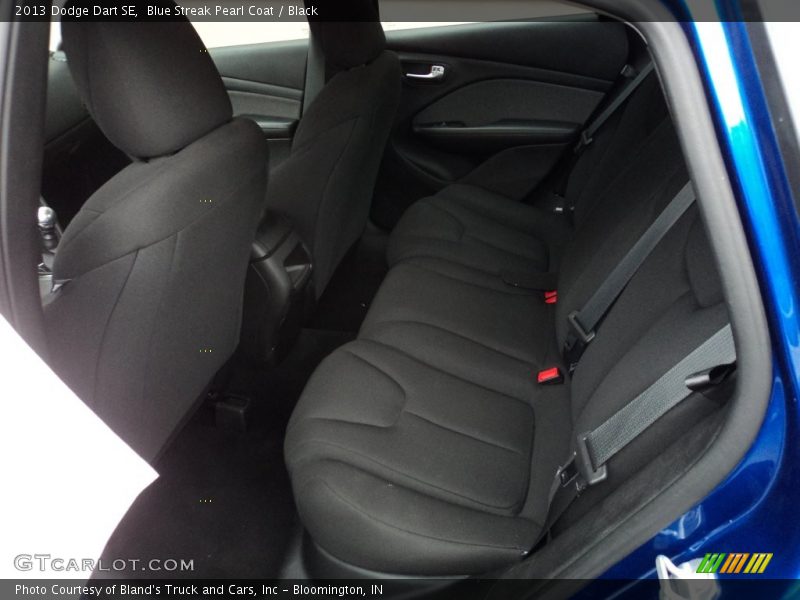 Blue Streak Pearl Coat / Black 2013 Dodge Dart SE
