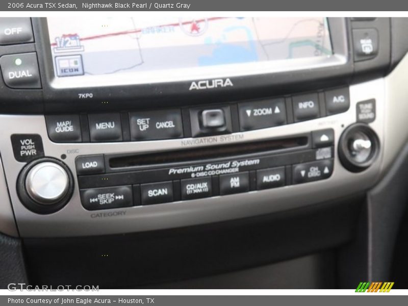 Nighthawk Black Pearl / Quartz Gray 2006 Acura TSX Sedan