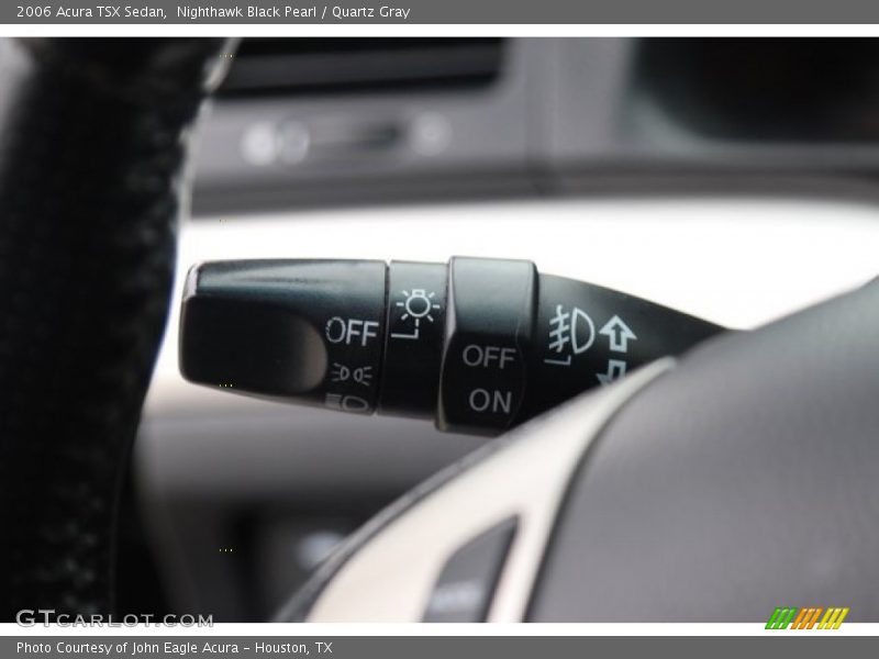 Nighthawk Black Pearl / Quartz Gray 2006 Acura TSX Sedan