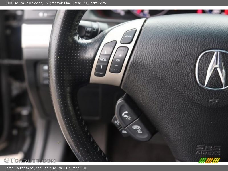 Nighthawk Black Pearl / Quartz Gray 2006 Acura TSX Sedan