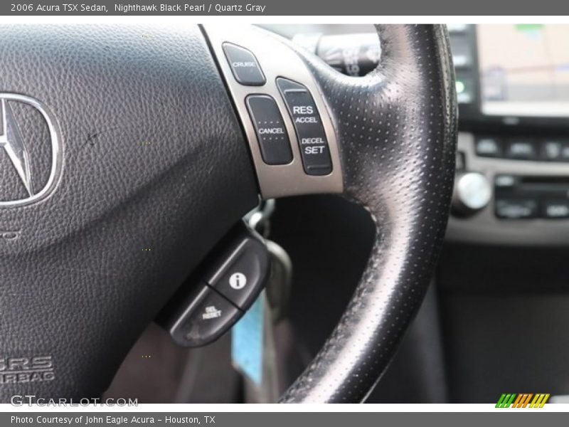 Nighthawk Black Pearl / Quartz Gray 2006 Acura TSX Sedan