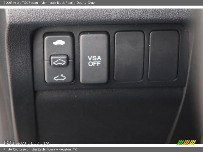 Nighthawk Black Pearl / Quartz Gray 2006 Acura TSX Sedan