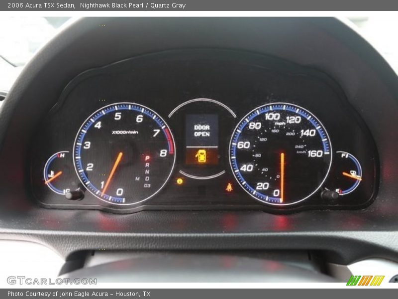 Nighthawk Black Pearl / Quartz Gray 2006 Acura TSX Sedan
