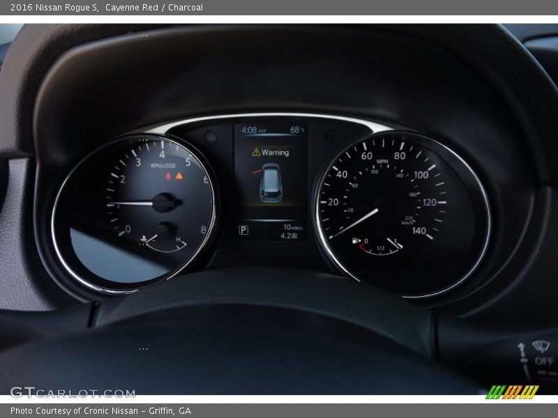 Cayenne Red / Charcoal 2016 Nissan Rogue S