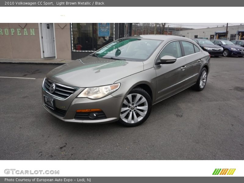 Light Brown Metallic / Black 2010 Volkswagen CC Sport