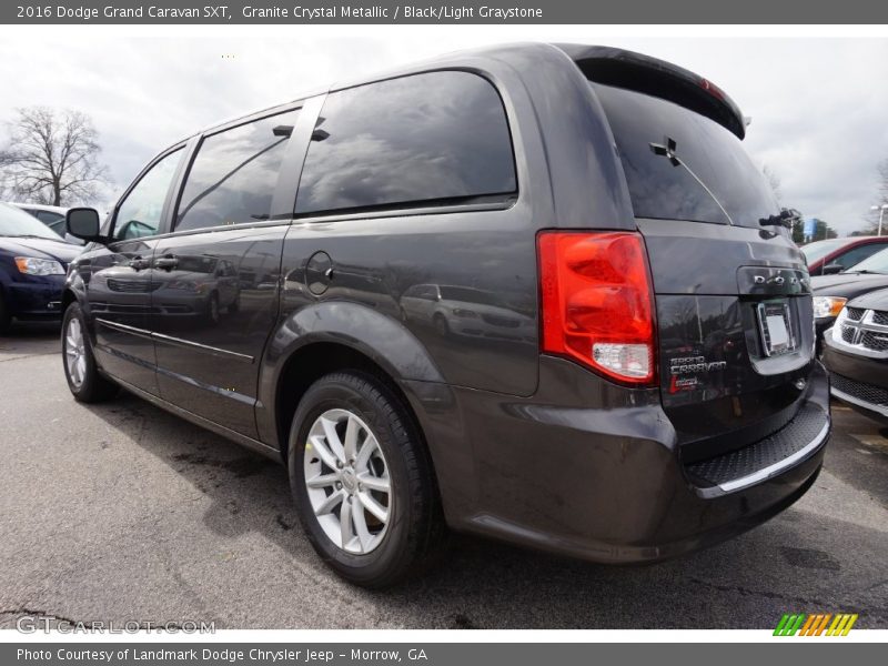 Granite Crystal Metallic / Black/Light Graystone 2016 Dodge Grand Caravan SXT