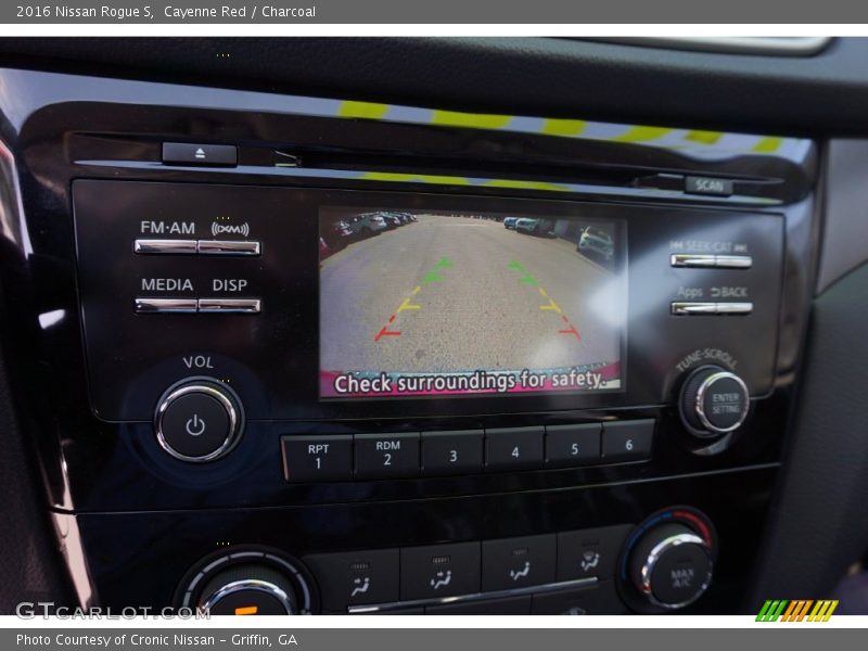 Cayenne Red / Charcoal 2016 Nissan Rogue S