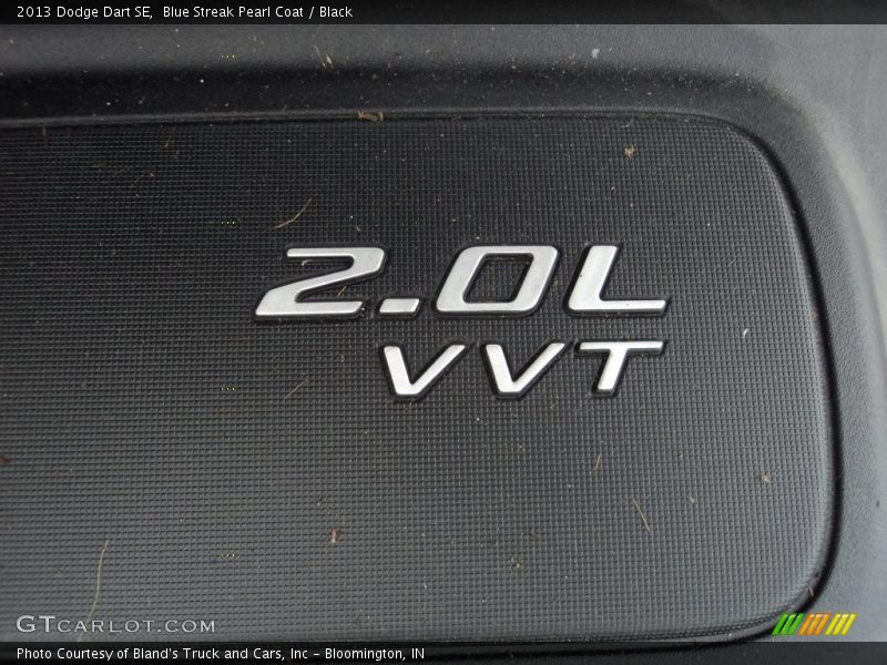 Blue Streak Pearl Coat / Black 2013 Dodge Dart SE