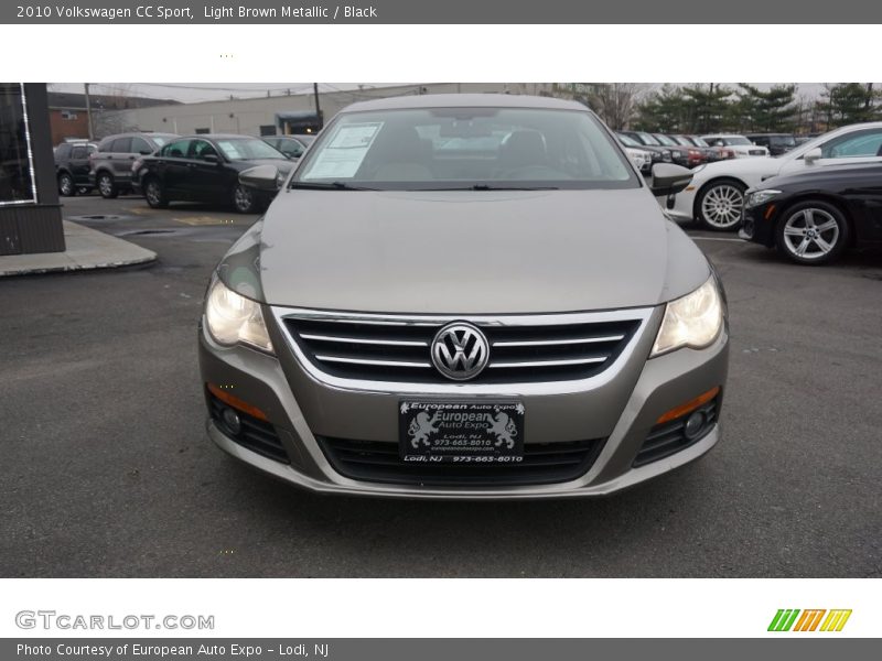 Light Brown Metallic / Black 2010 Volkswagen CC Sport