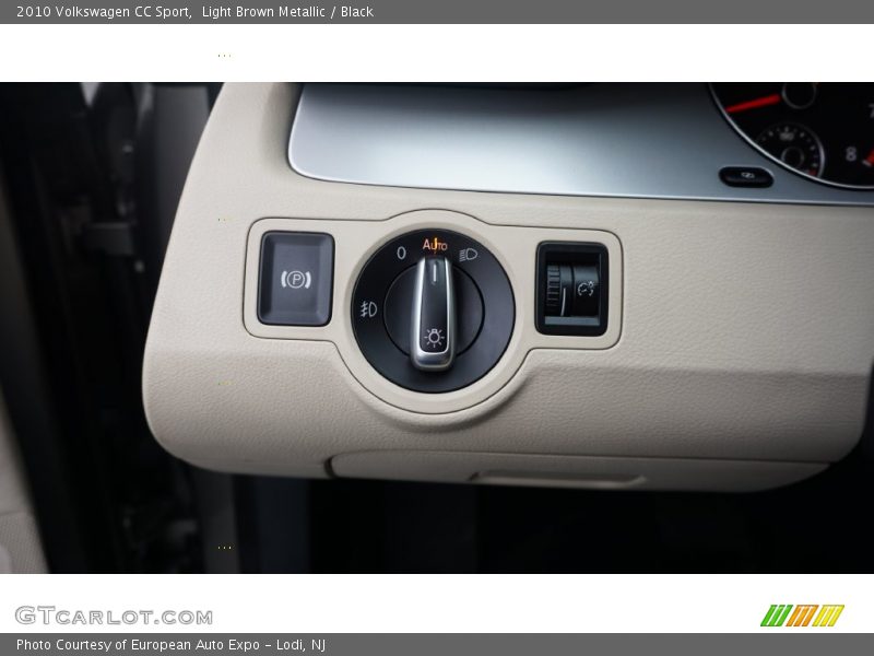 Light Brown Metallic / Black 2010 Volkswagen CC Sport