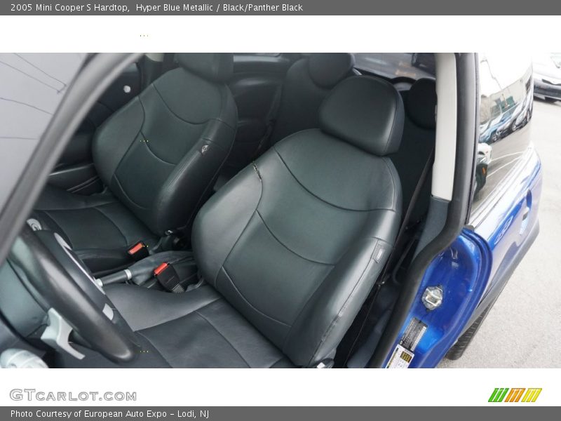 Hyper Blue Metallic / Black/Panther Black 2005 Mini Cooper S Hardtop