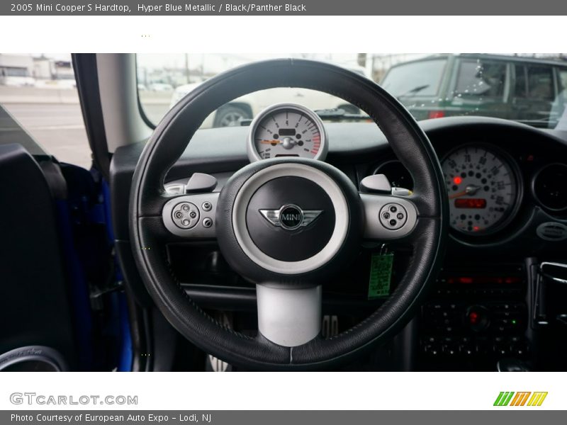 Hyper Blue Metallic / Black/Panther Black 2005 Mini Cooper S Hardtop