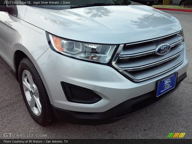 Ingot Silver Metallic / Dune 2015 Ford Edge SE
