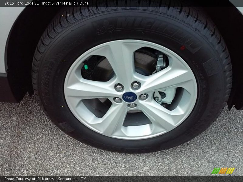 Ingot Silver Metallic / Dune 2015 Ford Edge SE