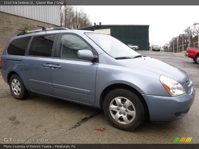 Glacier Blue / Gray 2010 Kia Sedona LX