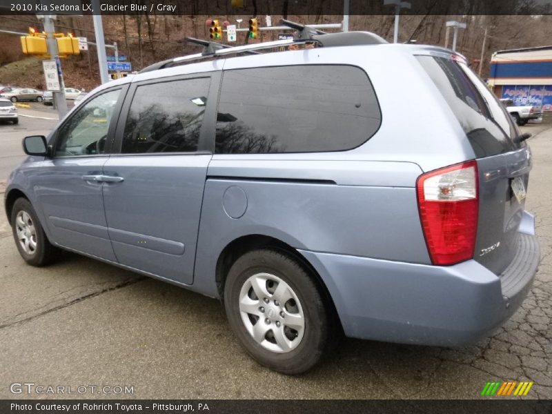 Glacier Blue / Gray 2010 Kia Sedona LX