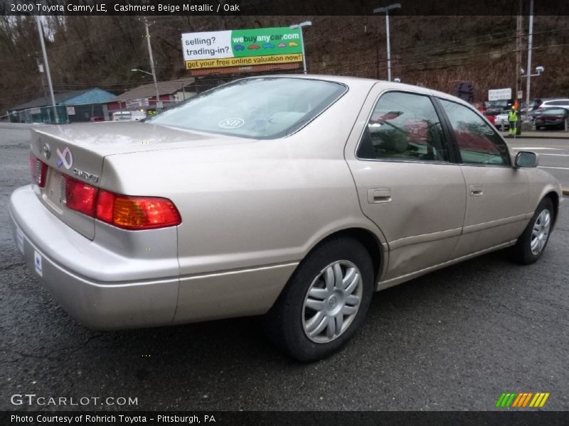 Cashmere Beige Metallic / Oak 2000 Toyota Camry LE