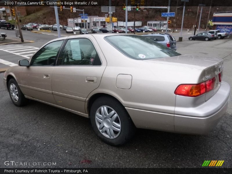Cashmere Beige Metallic / Oak 2000 Toyota Camry LE