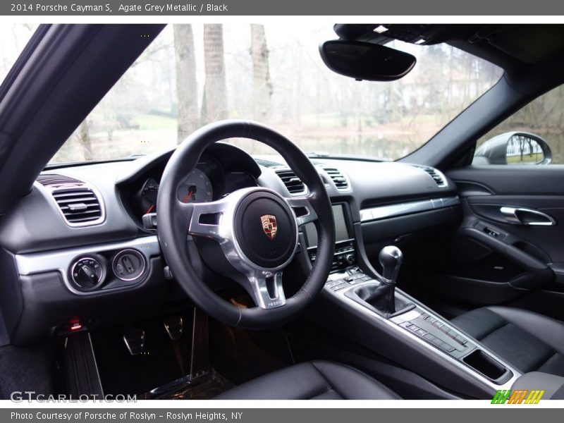 Agate Grey Metallic / Black 2014 Porsche Cayman S