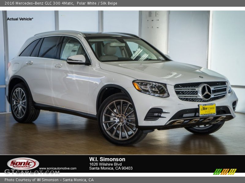Polar White / Silk Beige 2016 Mercedes-Benz GLC 300 4Matic